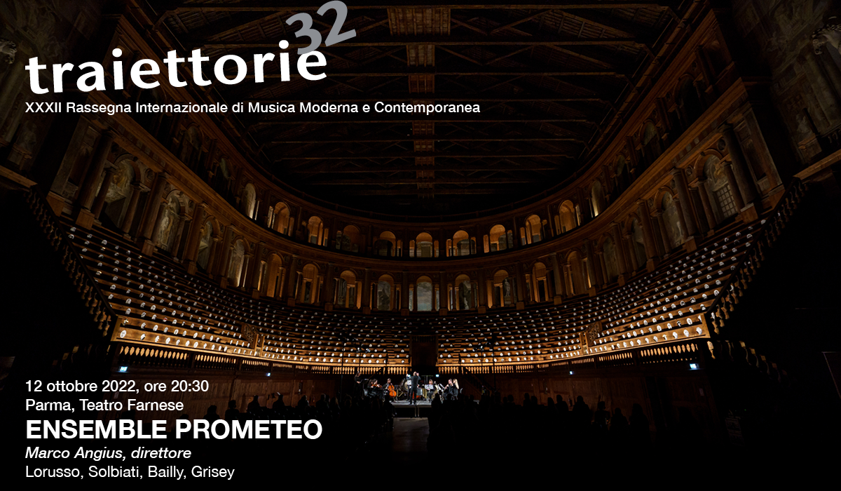 Ensemble Prometeo per il Festival Traiettorie, concerto nel Teatro Farnese